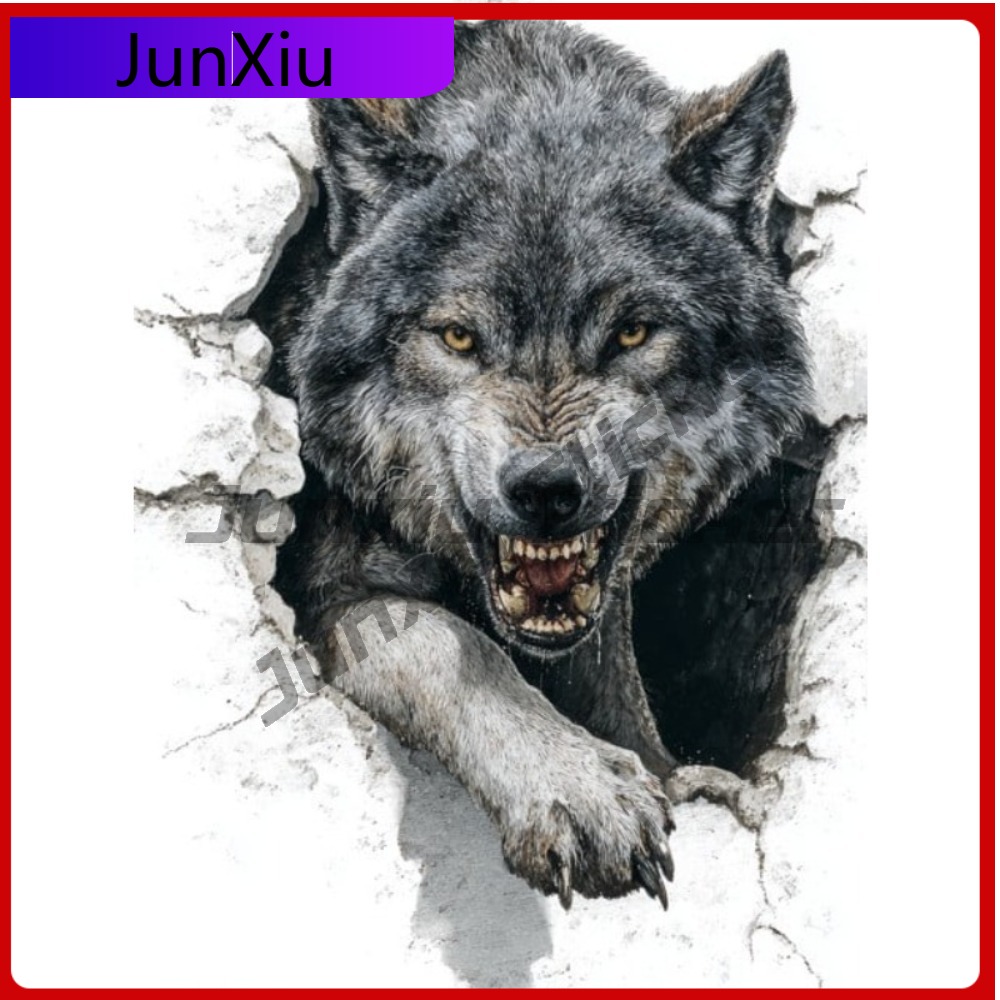 Laptop Unique Accessories - Heulender grauer Wolf, der zuschaut, ästhetischer