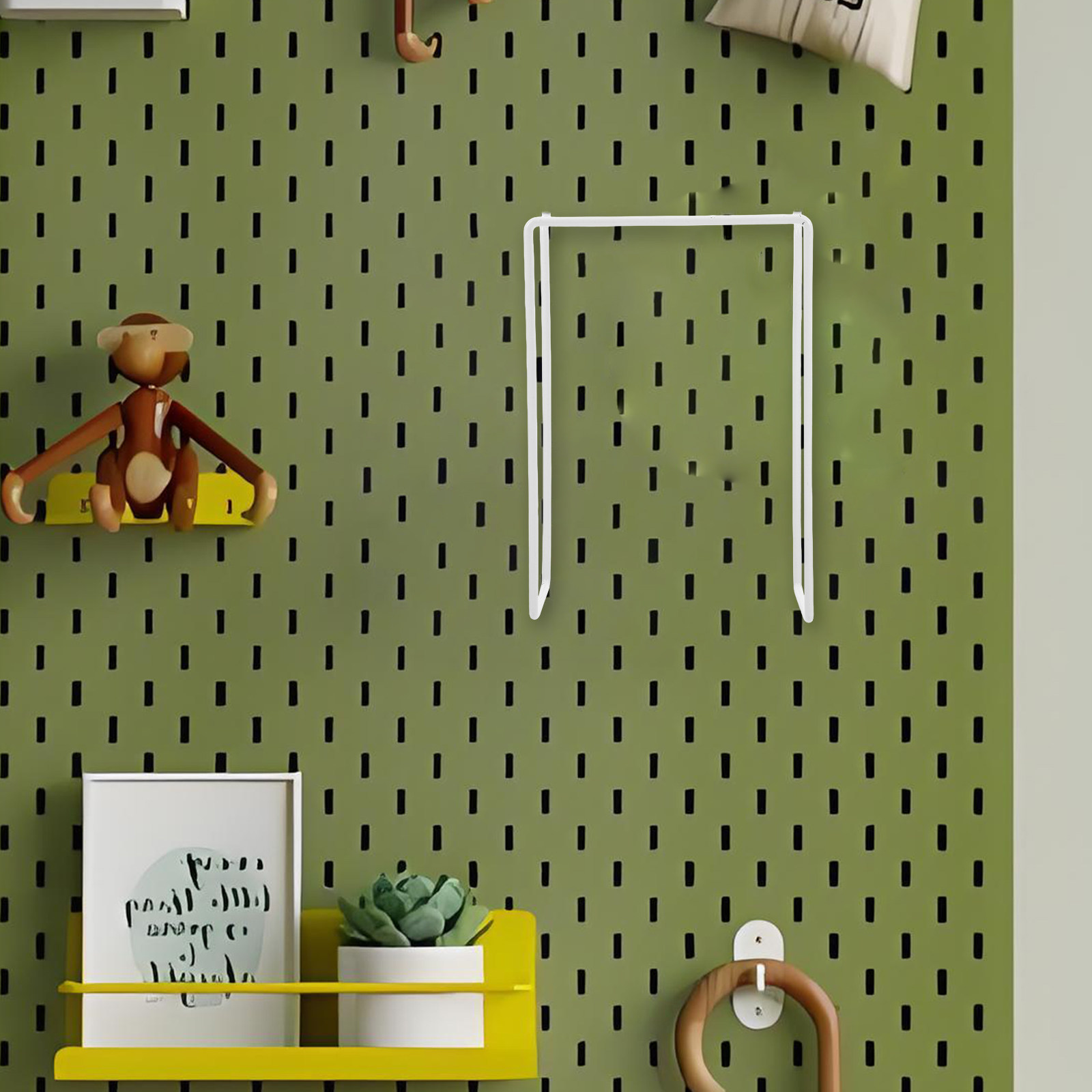 Laptop Accessory - 2 Stück Hochfeste Pegboard-Haken 4mm Drahtdurchmesser