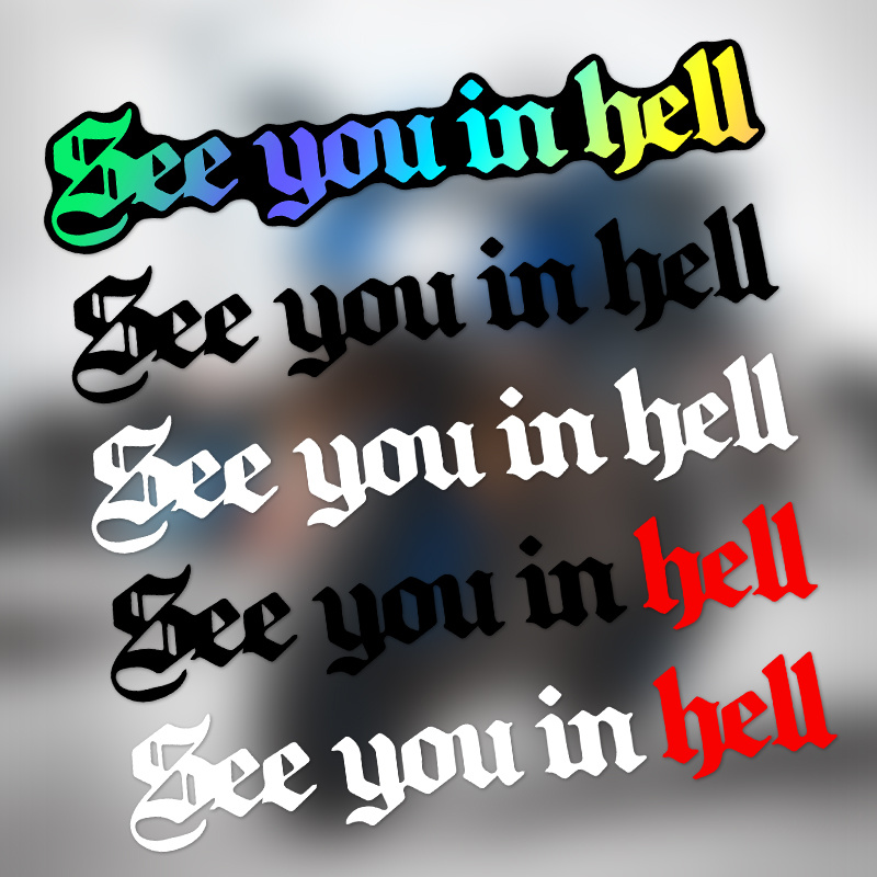 Laptop Unique Accessories - 1 Stück „See in Hell Fun