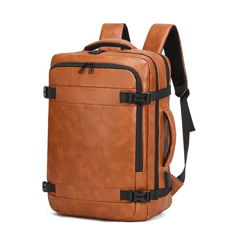 Laptop Accessories Organizer Bag - 2027 NEUER Herren-Rucksack aus PU-Leder, großer