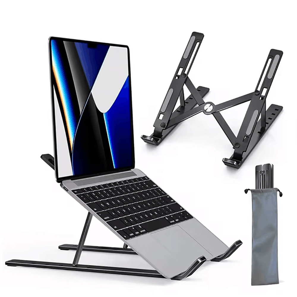 Apple Accessories Laptop - Verstellbarer Laptop-Halter, Computer-Monitor-Halter, tragbarer, faltbarer Notebook-Ständer