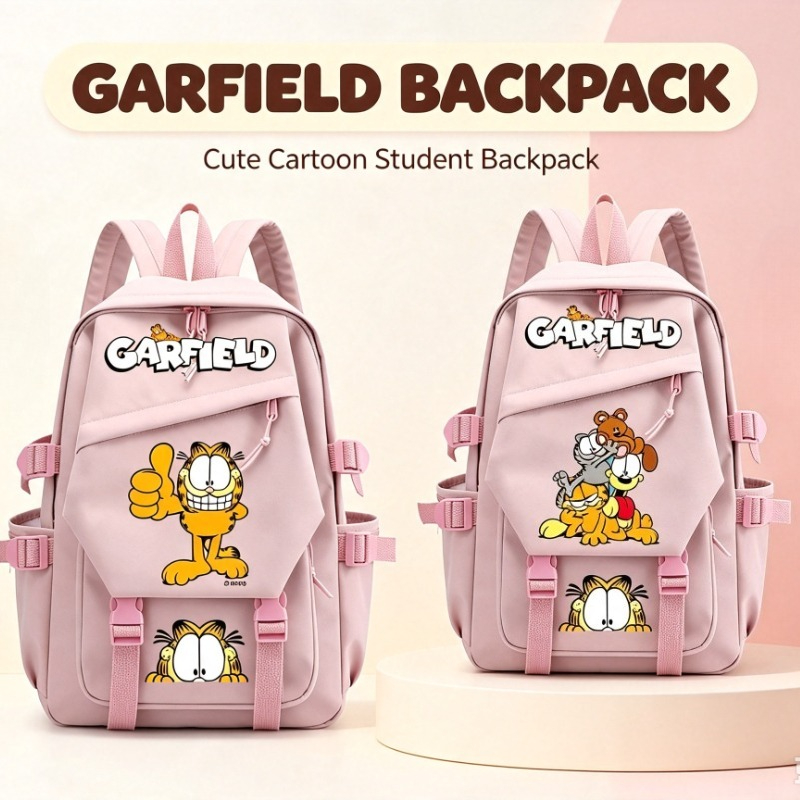 Laptop Accessories For Students - Garfield Cartoon Niedlicher Leichter Schulrucksack für