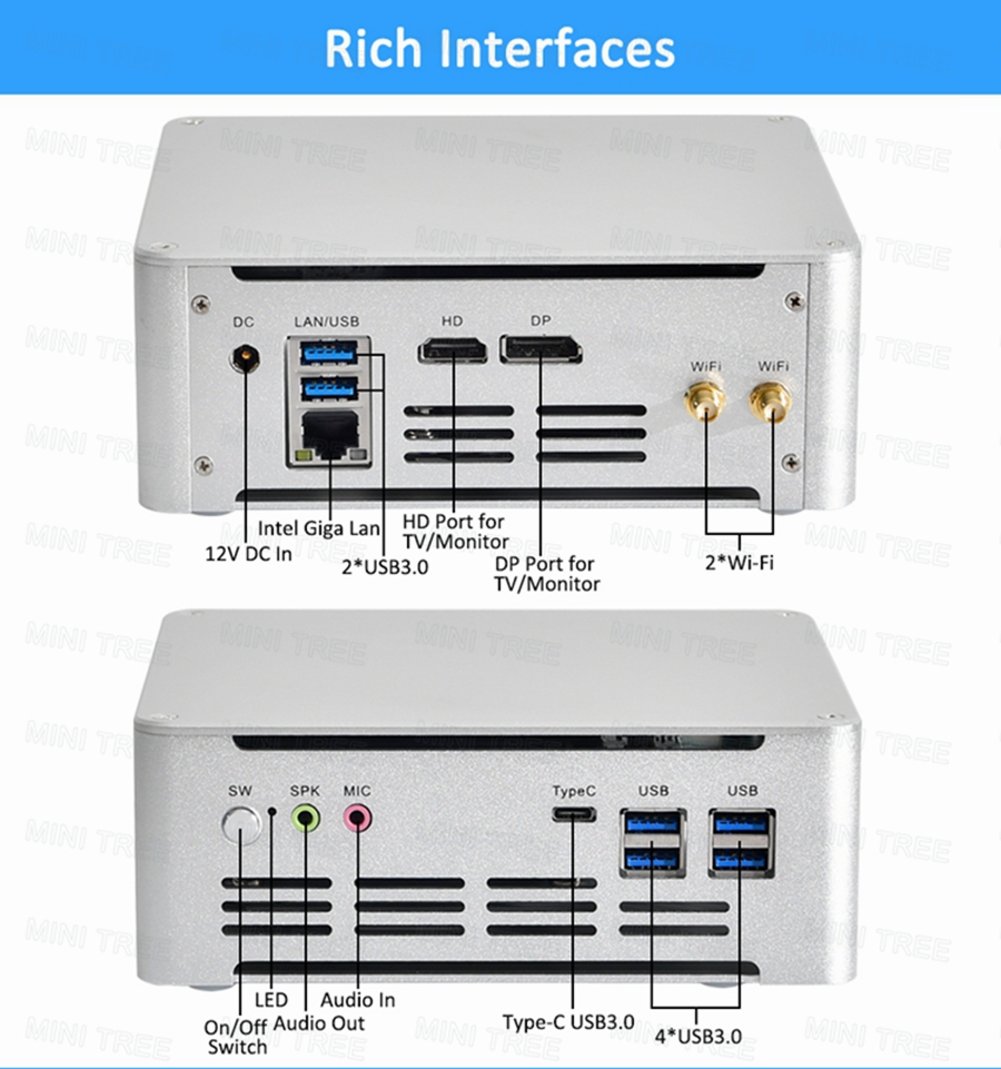 Intel Cpu Core I5 - Win11 Mini-PC Cube 13. Generation Core