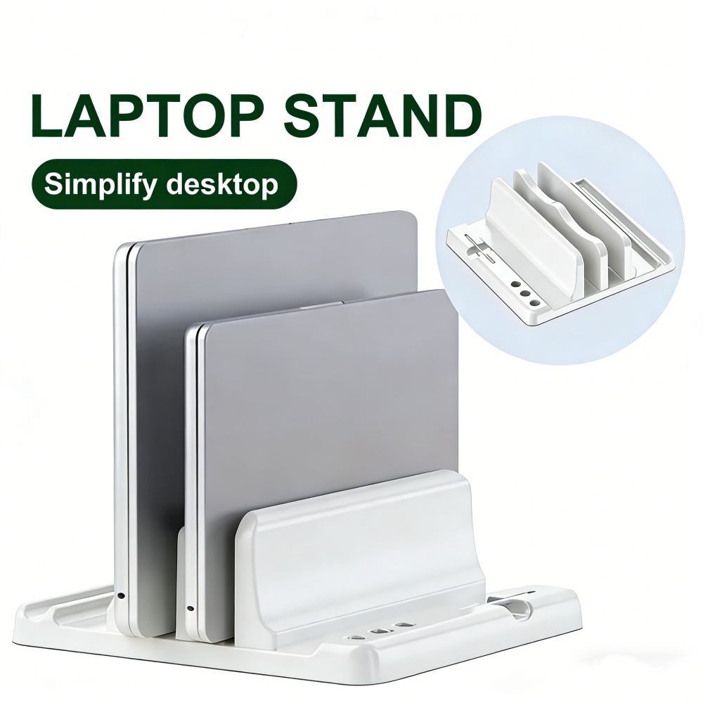 Laptop Accessories Productivity - Verstellbarer Laptop-Ständer, vertikal, spart Platz auf