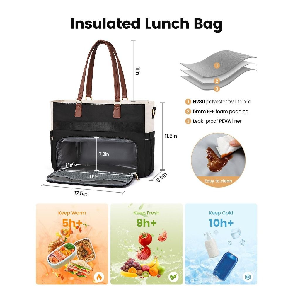 Große Isolierte Lunch-Tasche 3 – Laptop Accessories Organizer Bag Bewertung und Preis