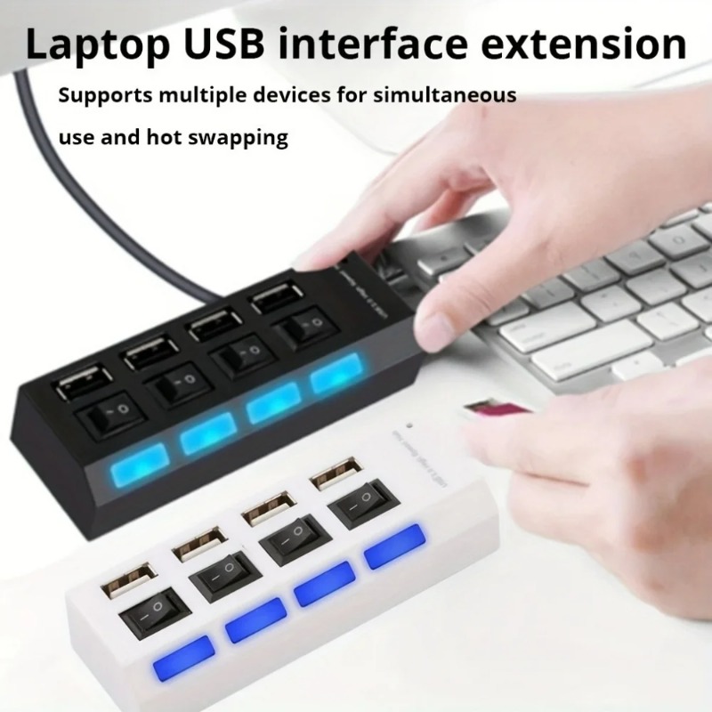 USB 2.0 Hub 4/7 Port Splitter  – Laptop Accessories Productivity Bewertung und Preis