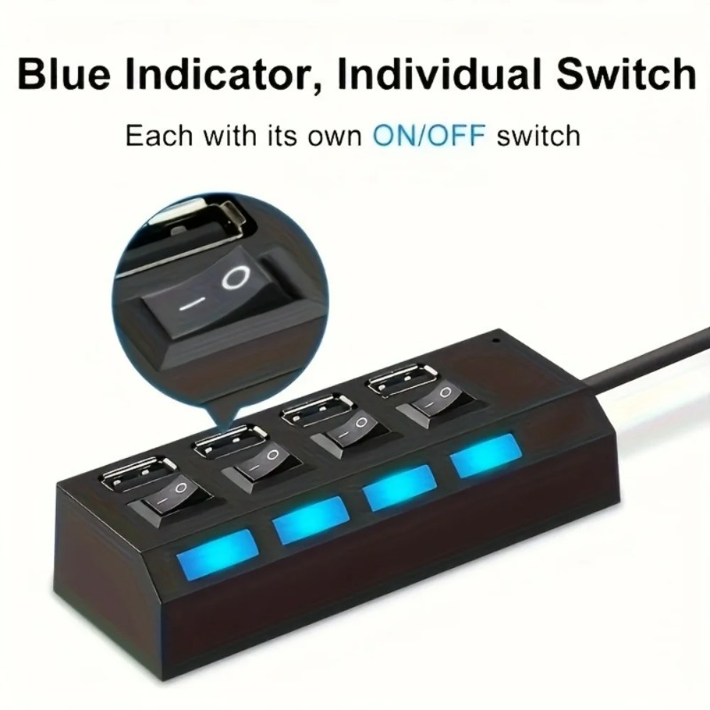 USB 2.0 Hub 4/7 Port Splitter  – Laptop Accessories Productivity Bewertung und Preis