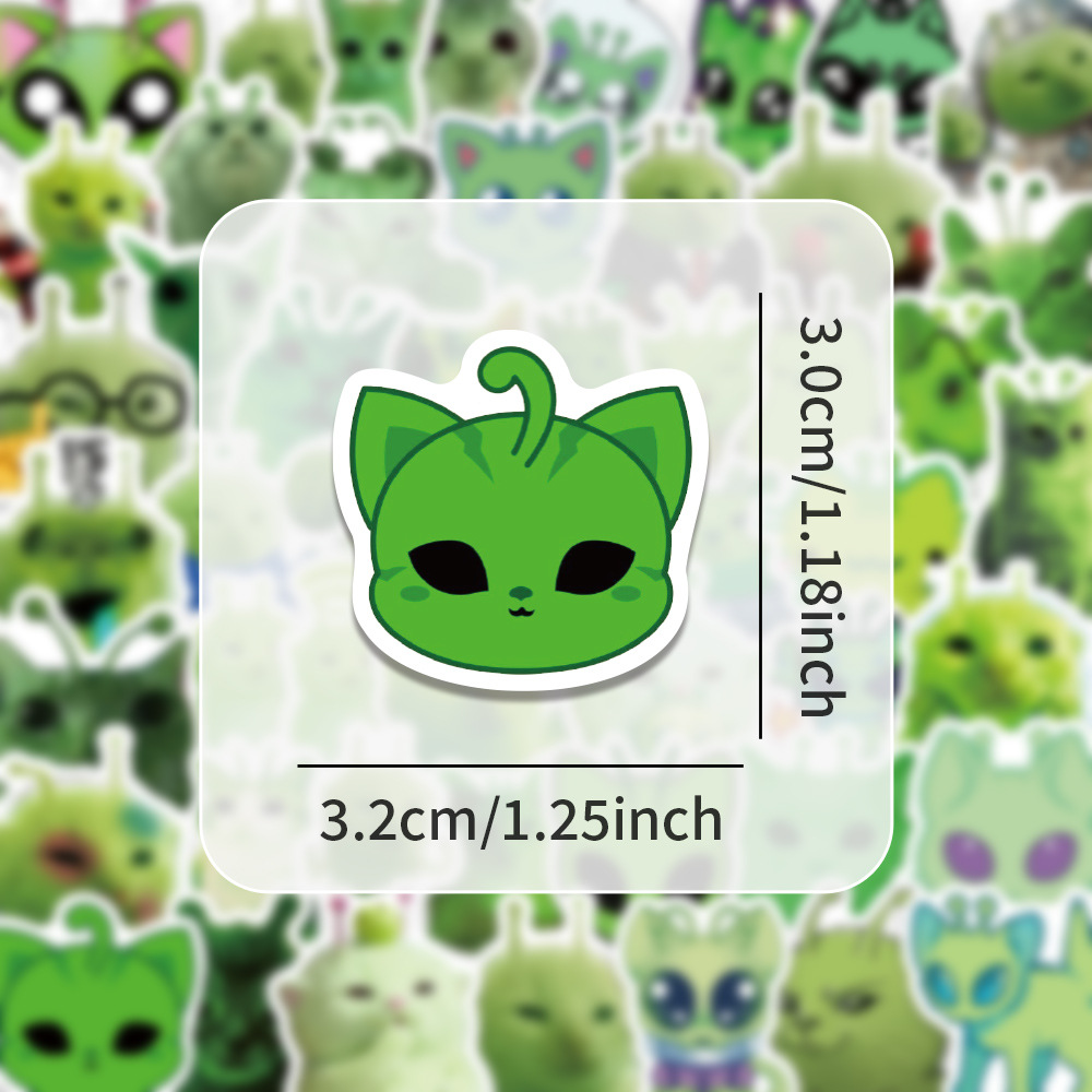 100 Stück Lustige Alien-Katzen – Laptop Accessory Bewertung und Preis
