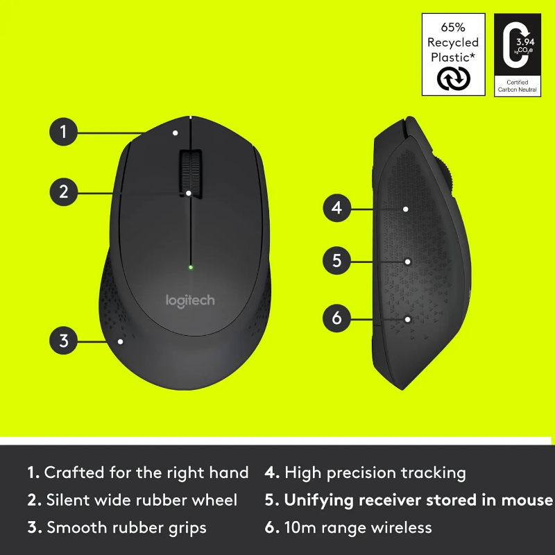 Logitech M280 kabellose Maus f – Laptop Accessories Productivity Bewertung und Preis