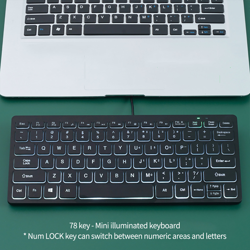 Tragbare kabelgebundene Tastat – Laptop Accessories Productivity Bewertung und Preis
