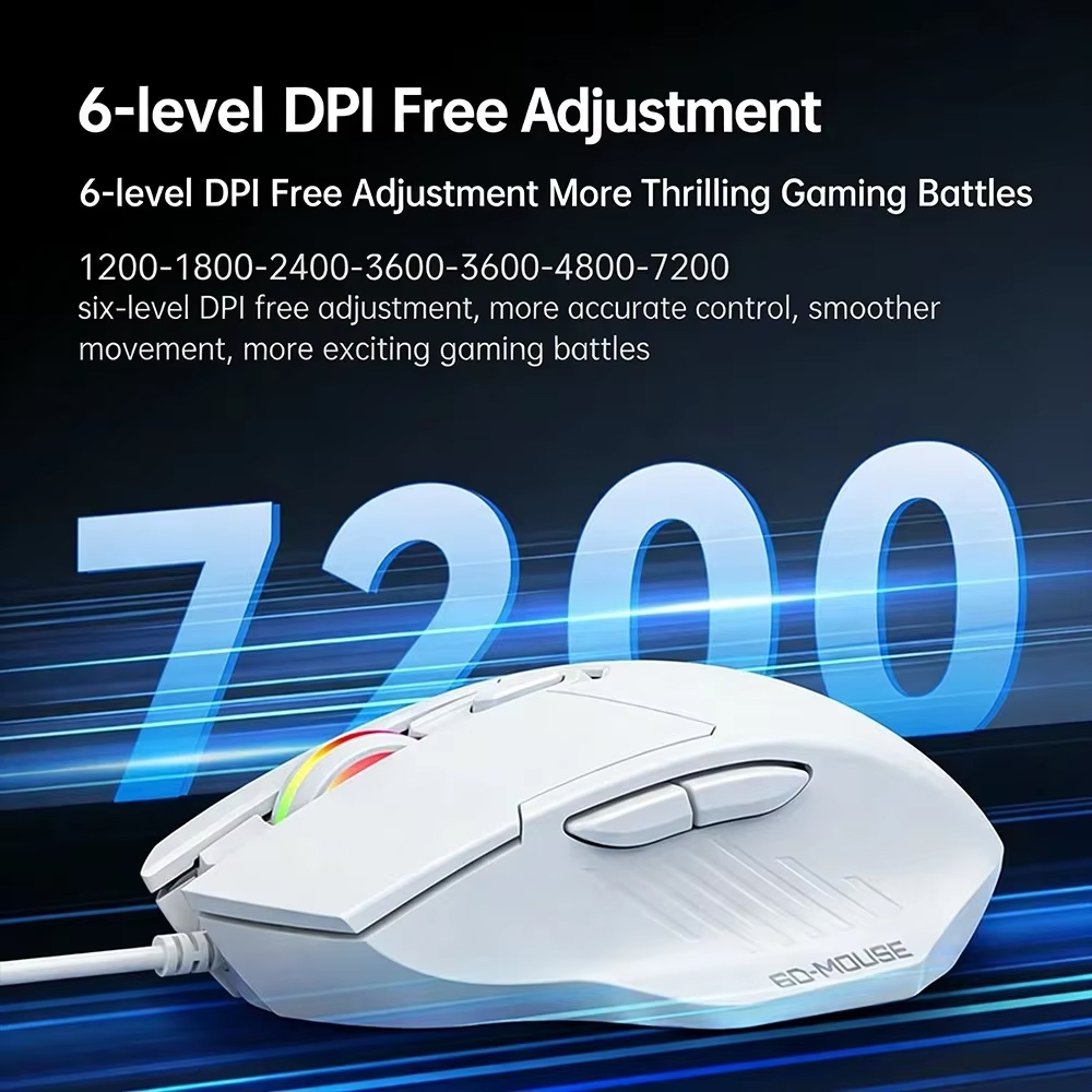 KEBIDUMEI 7200DPI Kabelgebunde – Laptop Accessories Rgb Bewertung und Preis