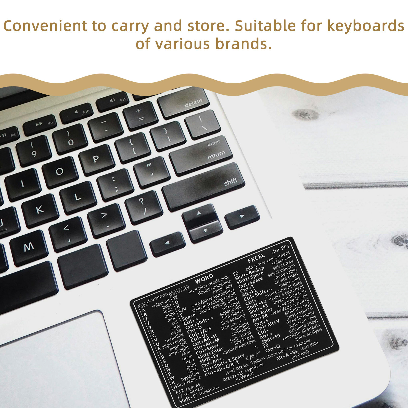 4 Blatt Tastaturkürzel-Aufkleb – Laptop Accessories Productivity Bewertung und Preis
