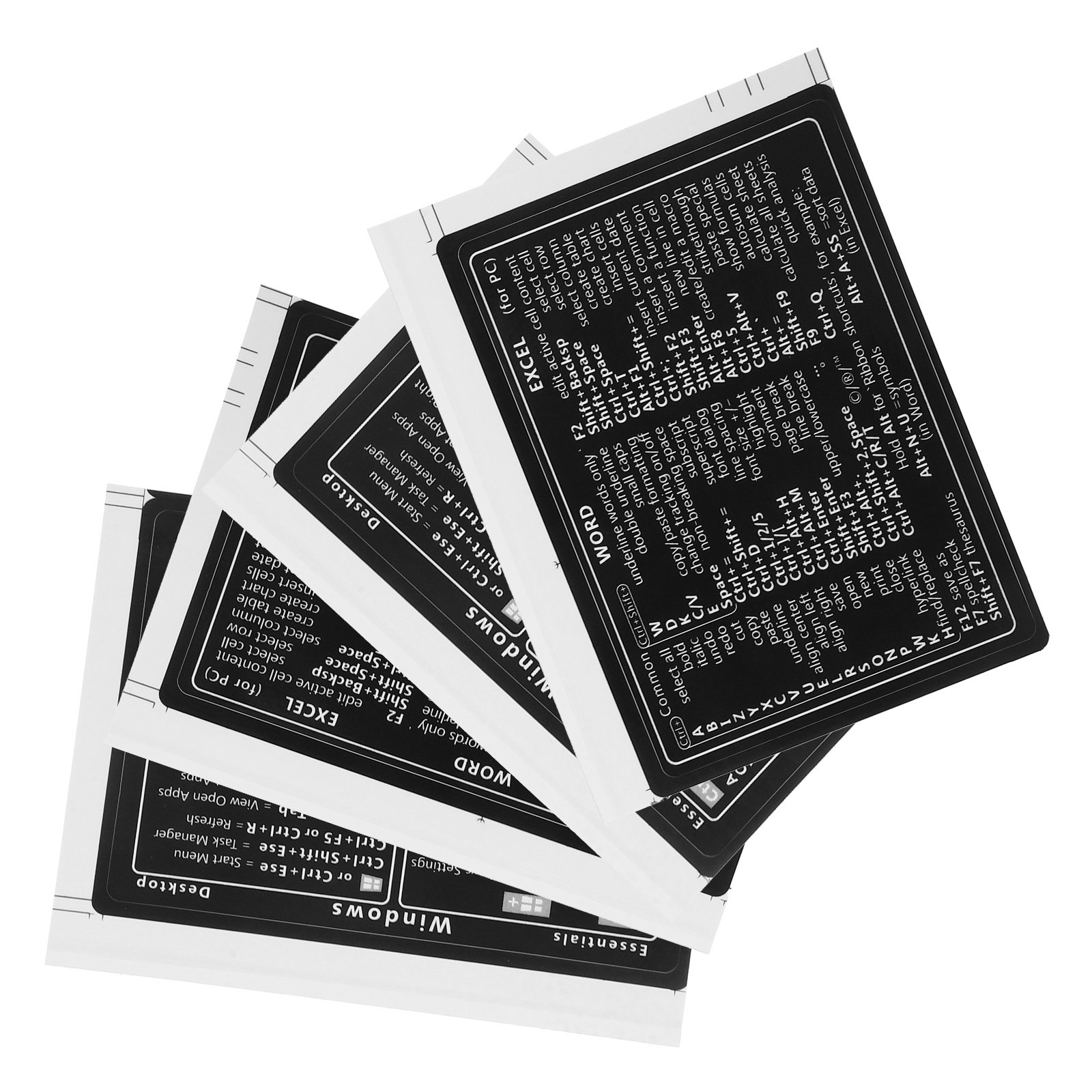4 Blatt Tastaturkürzel-Aufkleb – Laptop Accessories Productivity Bewertung und Preis
