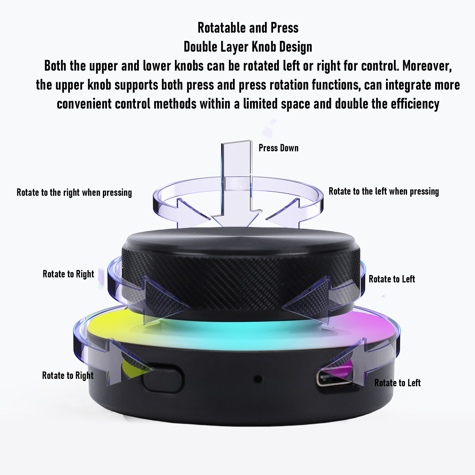 Anpassbarer Drehknopf-Controll – Laptop Accessories Rgb Bewertung und Preis