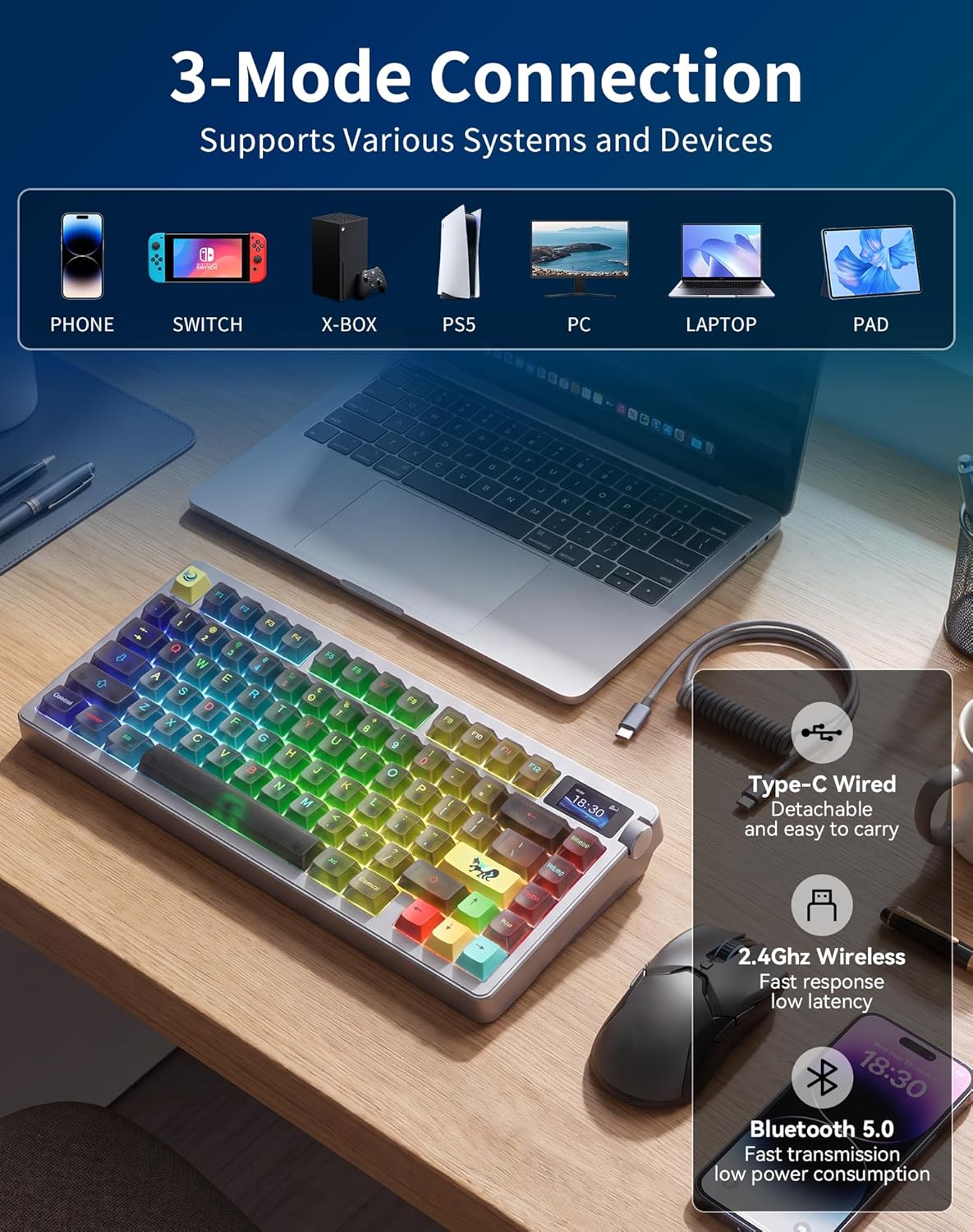 AULA NOVA75 Mechanische Tastat – Laptop Accessories Productivity Bewertung und Preis
