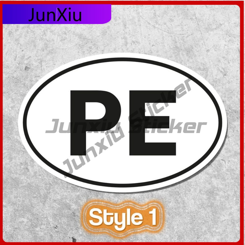 Peru PE-Aufkleber, ovale Flagg – Laptop Unique Accessories Bewertung und Preis