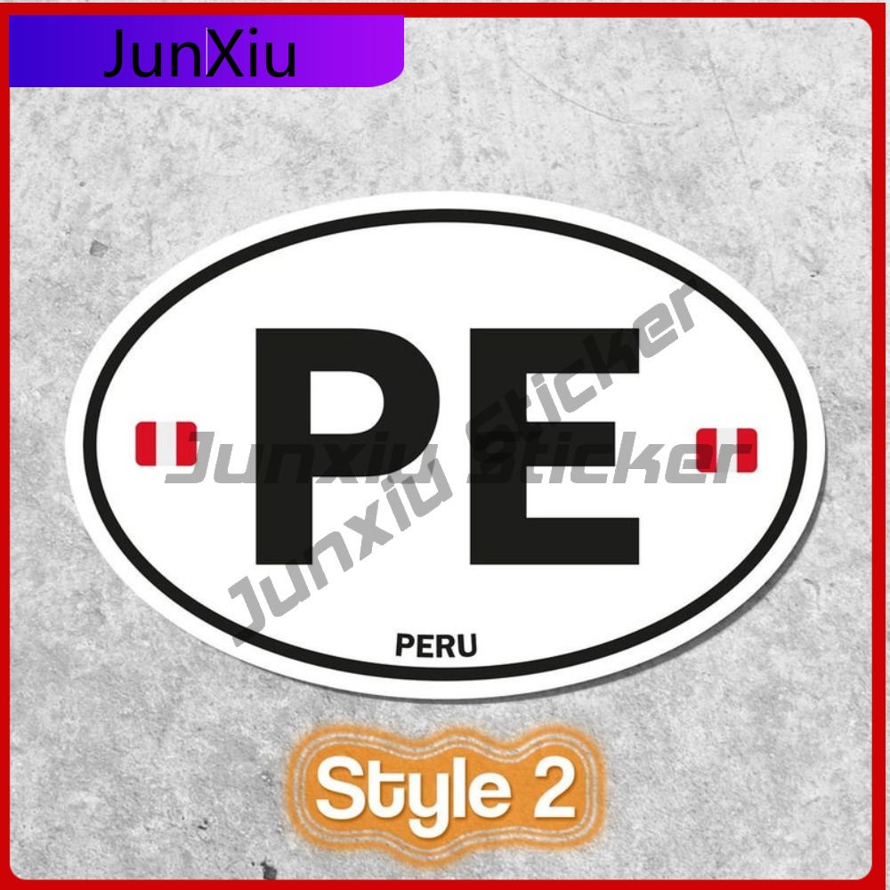 Peru PE-Aufkleber, ovale Flagg – Laptop Unique Accessories Bewertung und Preis