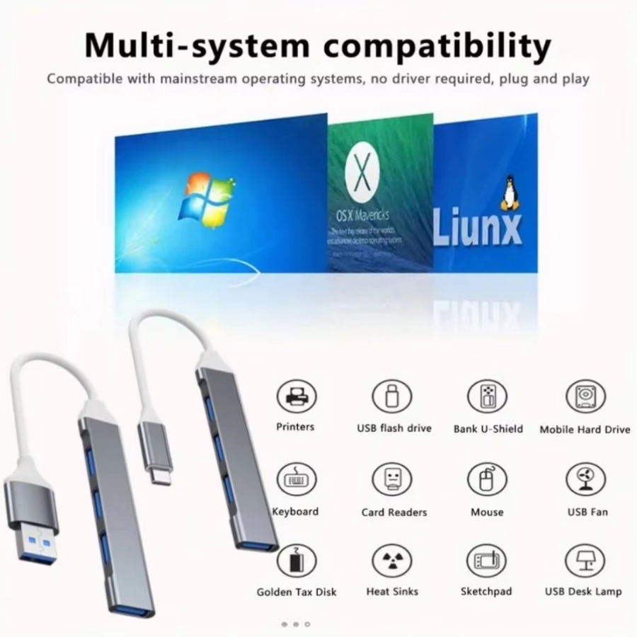 4-in-1 USB-Hub USB-C-Hub 4 Ans – Apple Accessories Laptop Bewertung und Preis