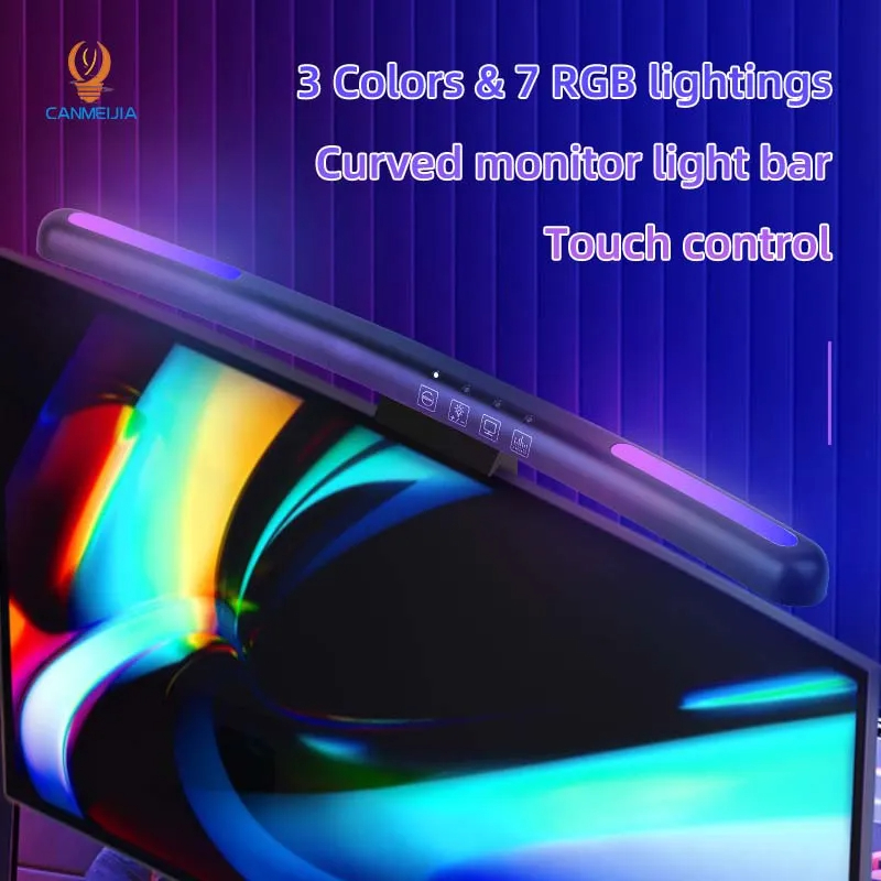 Gebogene LED-Monitor Licht lei – Laptop Accessories Rgb Bewertung und Preis