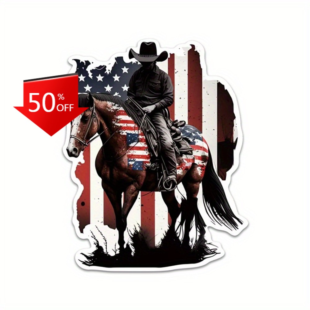 Mit amerikanischem Cowboy-Moti – Laptop Unique Accessories Bewertung und Preis