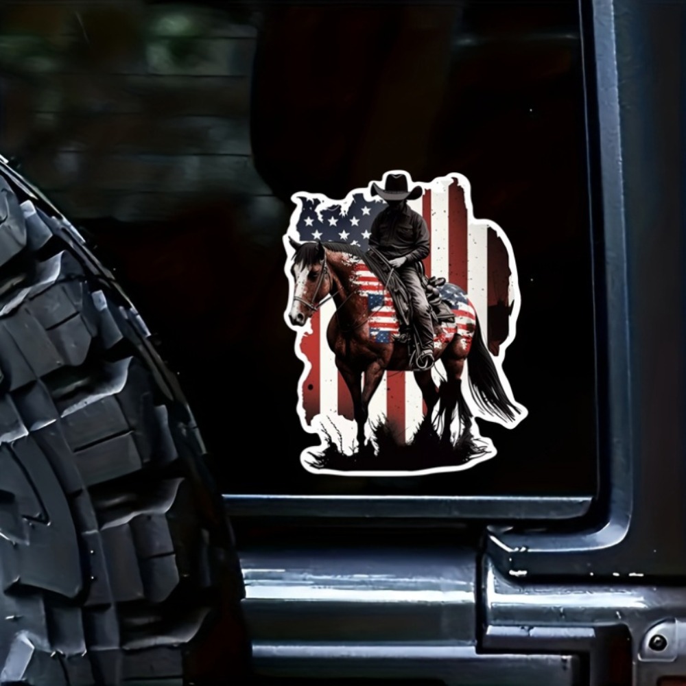 Mit amerikanischem Cowboy-Moti – Laptop Unique Accessories Bewertung und Preis