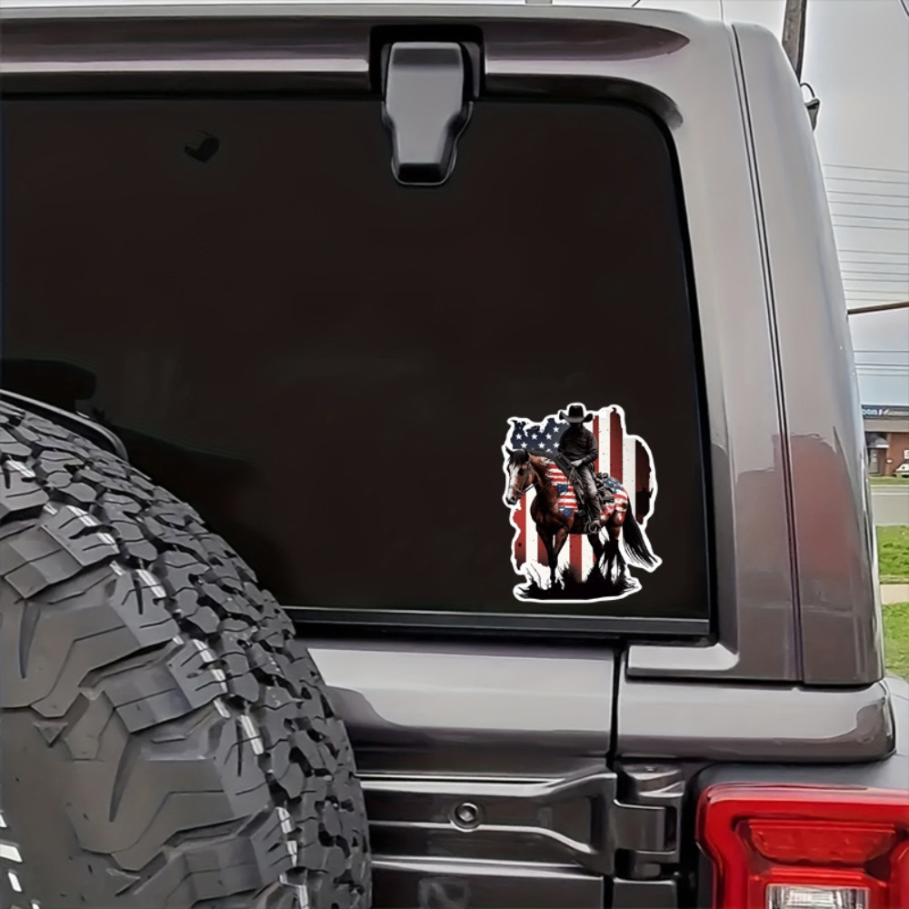 Mit amerikanischem Cowboy-Moti – Laptop Unique Accessories Bewertung und Preis
